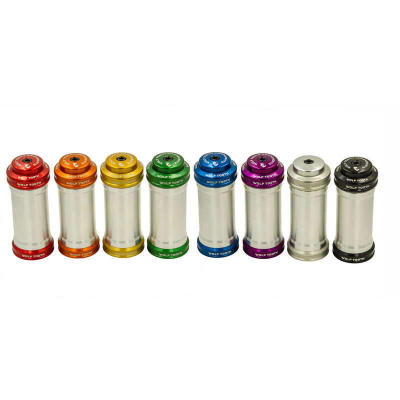 Load image into Gallery viewer, Wolf Tooth Premium Headset EC34/28.6 - Raw Silver | Aircraft-Grade Aluminum, Enduro Bearings, Waterproof Seals, Corrosion-Resistant Stainless Steel, 16mm Stack, Lightweight, Durable, for Wet & Rugged Conditions