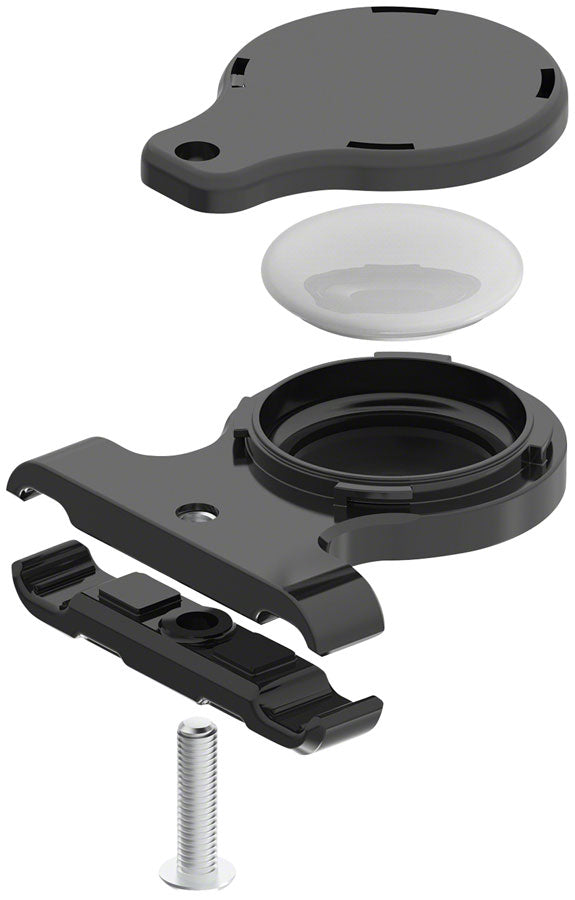 Load image into Gallery viewer, Lezyne Matrix Saddle Tagger AirTag Holder, Black