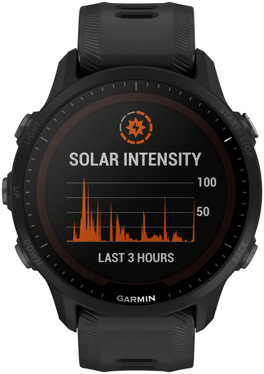 Garmin Forerunner 955 Solar GPS Smartwatch - 45.6mm, Black