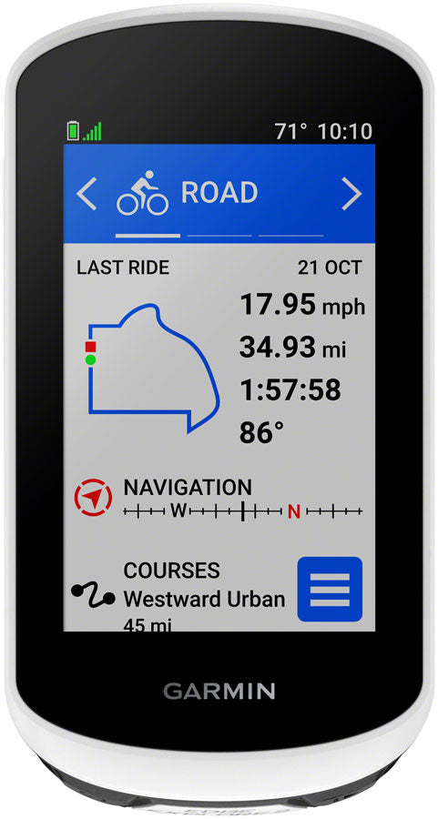 Garmin Edge Explore 2 Bike Computer Power Mount Bundle - GPS, Wireless, Black