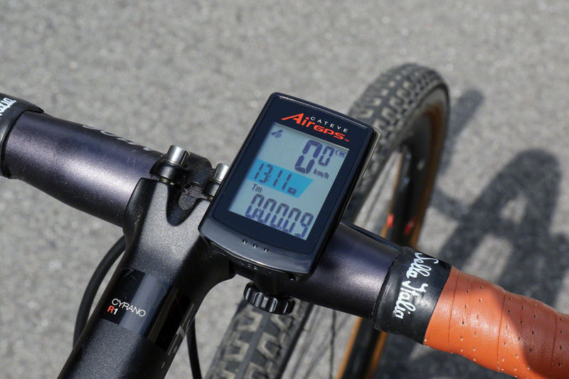 Load image into Gallery viewer, CatEye AirGPS Cycling Computer - with CDC Cadence Sensor, Black