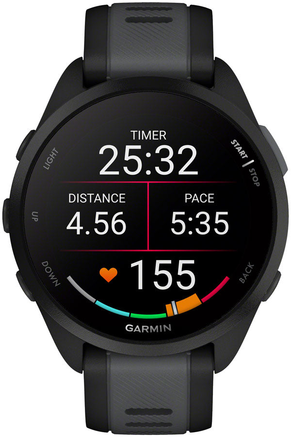 Load image into Gallery viewer, Garmin Forerunner 165 Music Running Watch - Black/Slate Gray