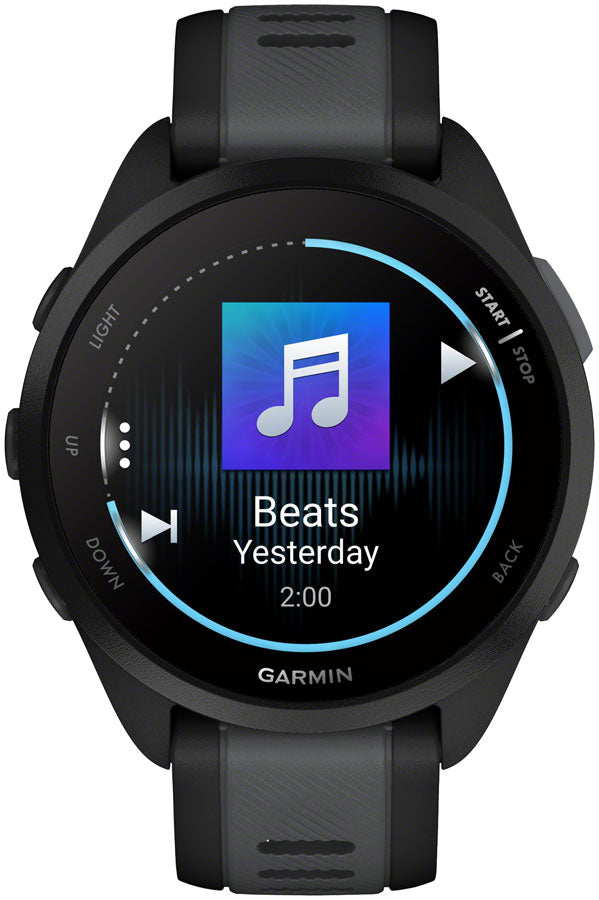 Load image into Gallery viewer, Garmin Forerunner 165 Music Running Watch - Black/Slate Gray