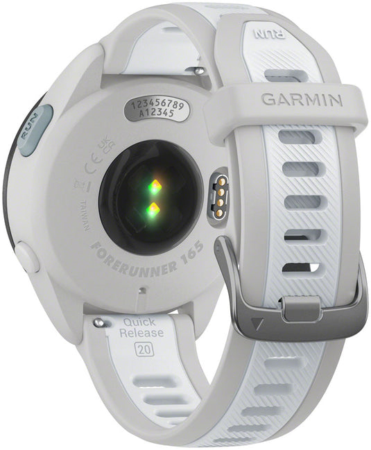 Garmin Forerunner 165 Running Watch - Mist Gray/Whitestone