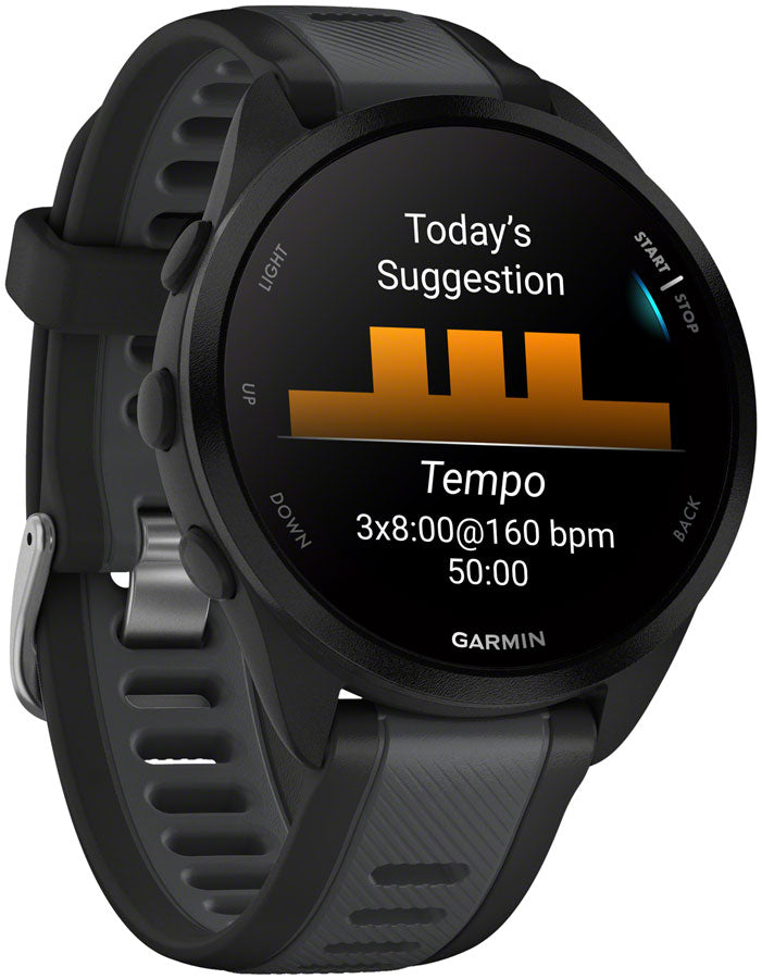 Load image into Gallery viewer, Garmin Forerunner 165 Running Watch - Black/Slate Gray