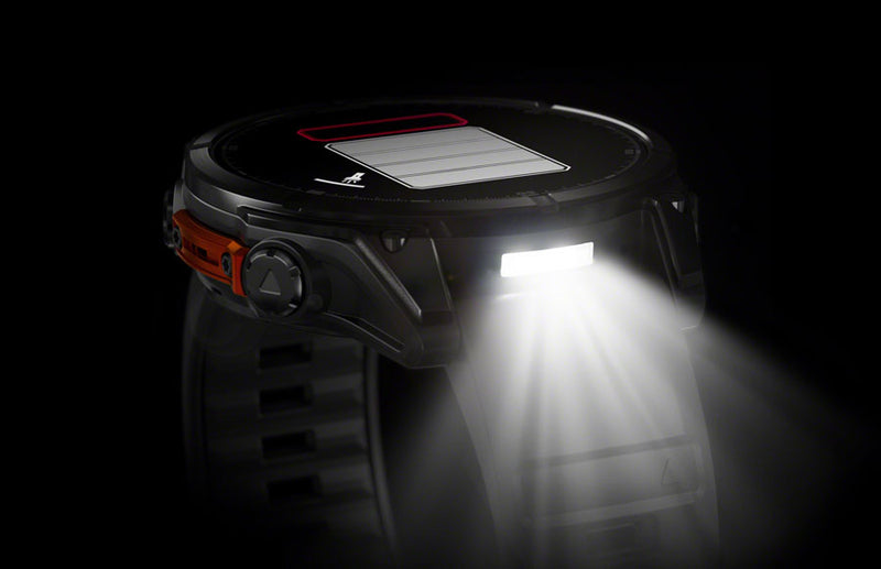 Load image into Gallery viewer, Garmin fenix 8 Smartwatch - 47mm, AMOLED, Sapphire, Carbon Gray DLC Titanium with Black/Pebble Gray Silicone