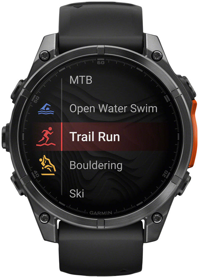 Load image into Gallery viewer, Garmin fenix 8 Smartwatch - 47mm, AMOLED, Slate Gray with Black Silicone Band