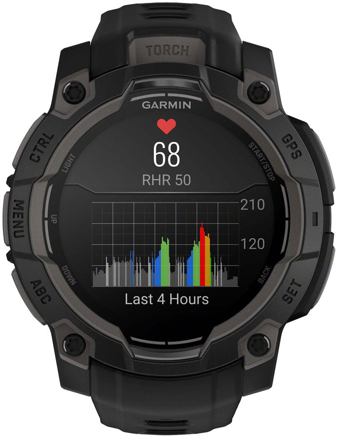 Load image into Gallery viewer, Garmin Instinct 3 GPS Smartwatch - 45mm, AMOLED, Black/Black