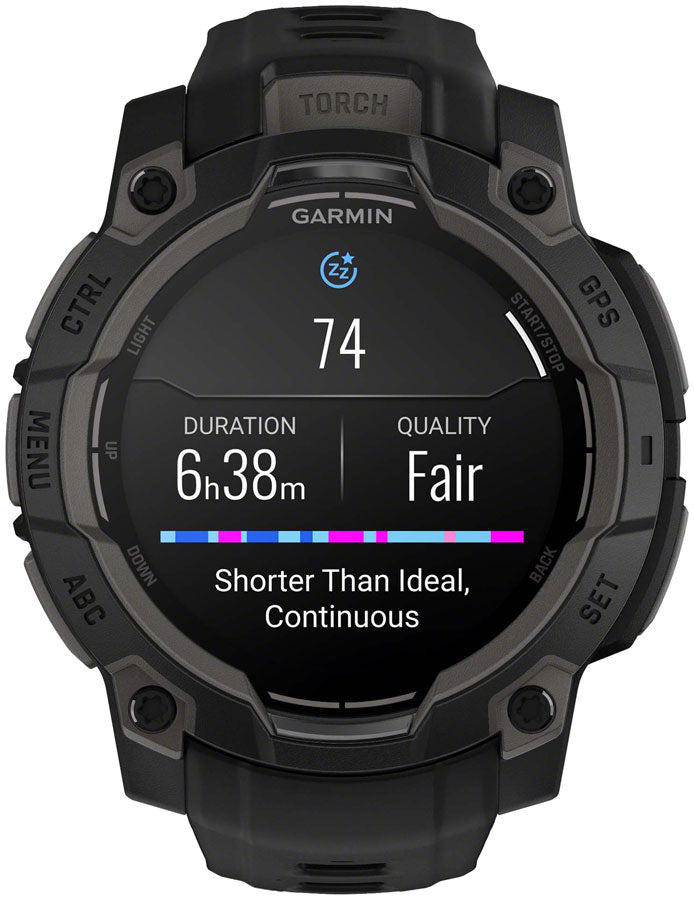 Load image into Gallery viewer, Garmin Instinct 3 GPS Smartwatch - 45mm, AMOLED, Black/Black