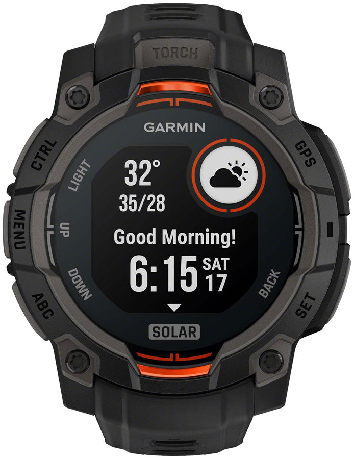 Load image into Gallery viewer, Garmin Instinct 3 GPS Smartwatch - 45mm, Solar Black/Black