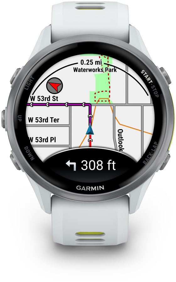 Load image into Gallery viewer, Garmin Forerunner 970 SmartWatch - Whitestone/Amp Yellow