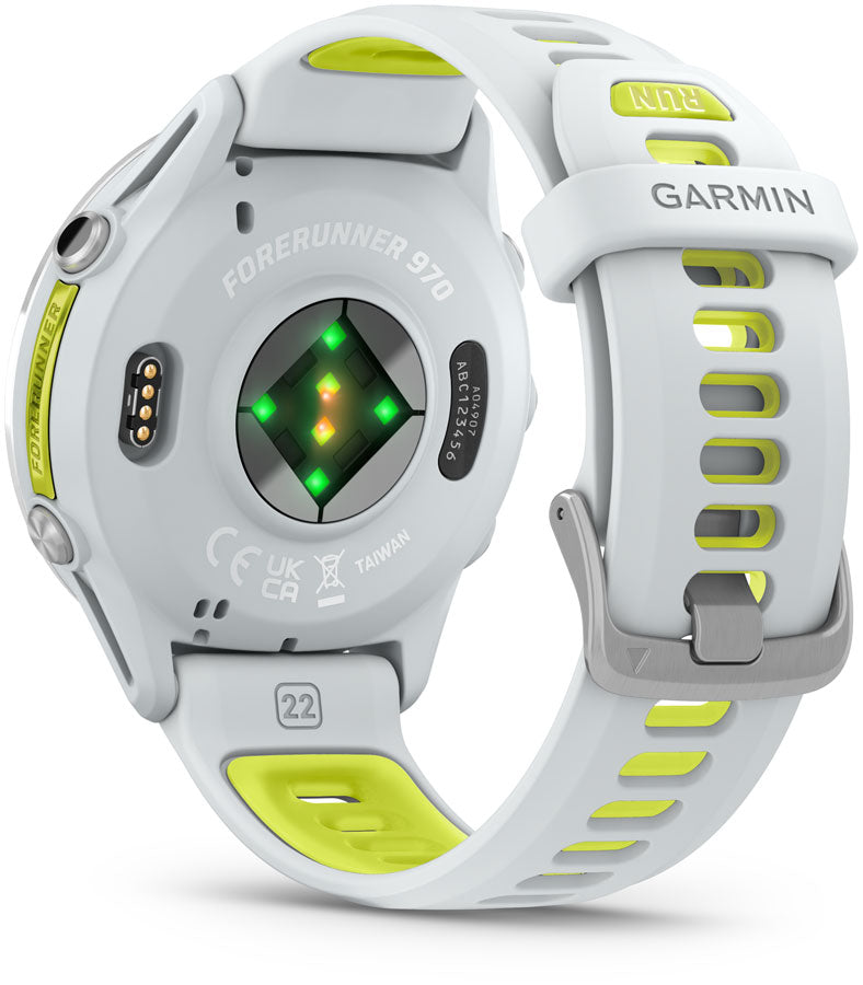 Load image into Gallery viewer, Garmin Forerunner 970 SmartWatch - Whitestone/Amp Yellow