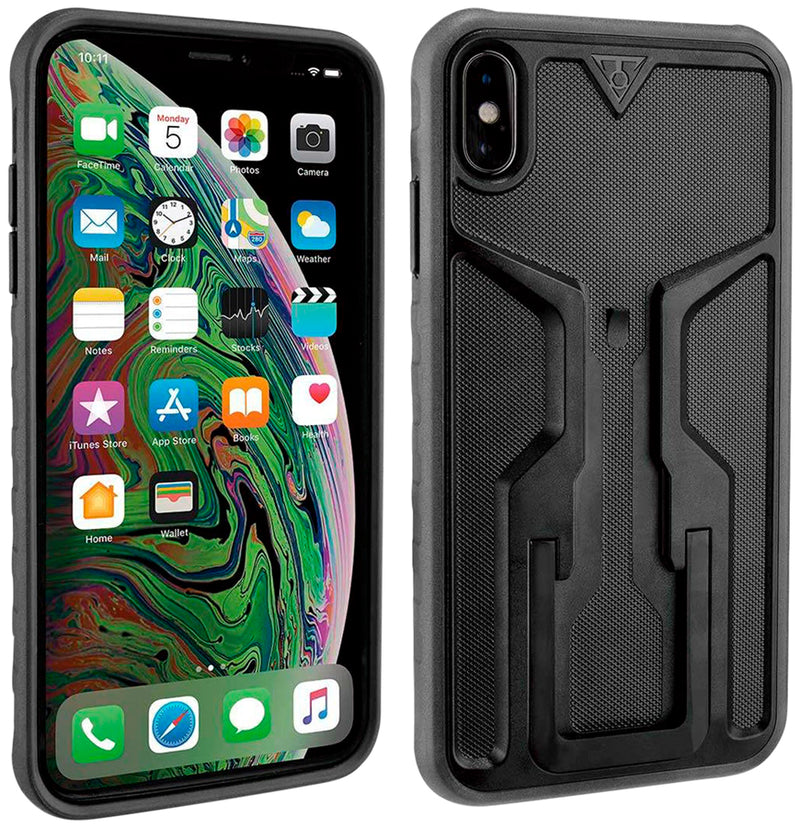 Load image into Gallery viewer, Topeak Ridecase with Mount - Fits iPhone XS MAX, Black/Gray
