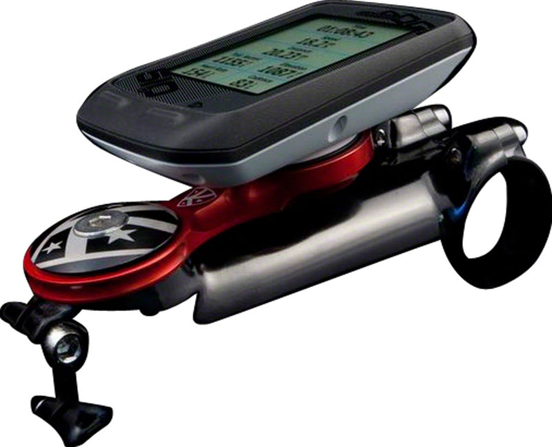 Load image into Gallery viewer, K-EDGE Fixed Stem Mount for Garmin Quarter Turn Type Computers, Black