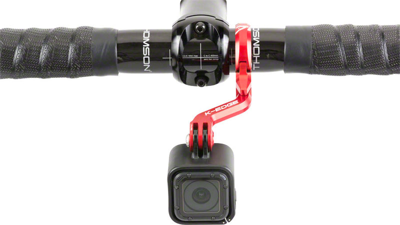 Load image into Gallery viewer, K-EDGE Go Big Pro Universal Action Camera and Light On-Center Handlebar Mount 31.8mm: Black