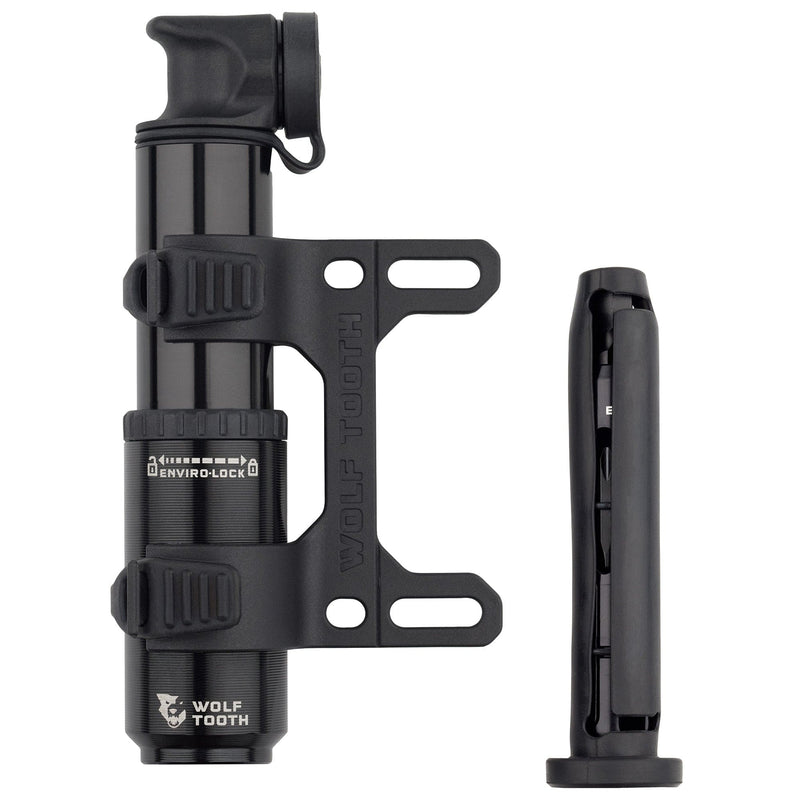Load image into Gallery viewer, Wolf Tooth EnCase 40cc Pump with Chain & Tire Plug - Waterproof Aluminum, Presta Only