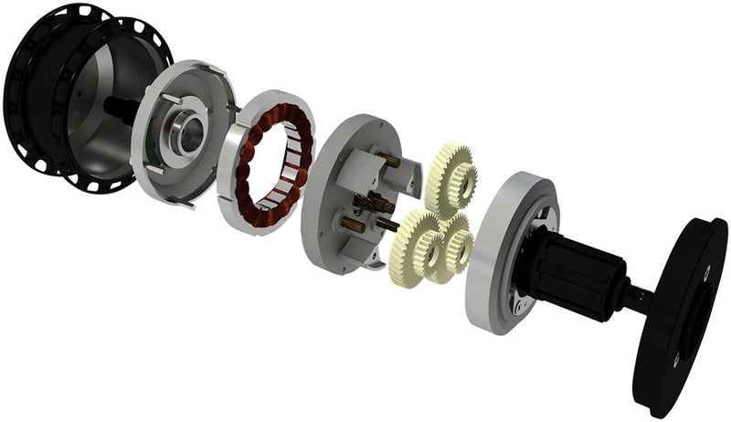 Load image into Gallery viewer, MAHLE Smartbike Systems X35 Ebike Hub Motor - Class 1, 20mph, 90 deg axle, Black