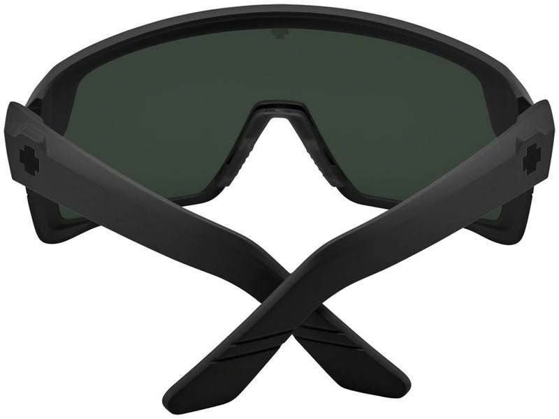 Load image into Gallery viewer, SPY+ Monolith Sunglasses Matte Blk Happy Gray Green w/ Blk Spectra Mirror Lenses
