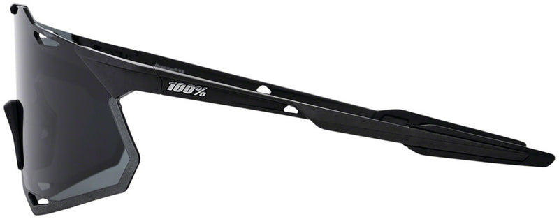 Load image into Gallery viewer, 100% Hypercraft XS Sunglasses - Matte Black, Smoke Lens