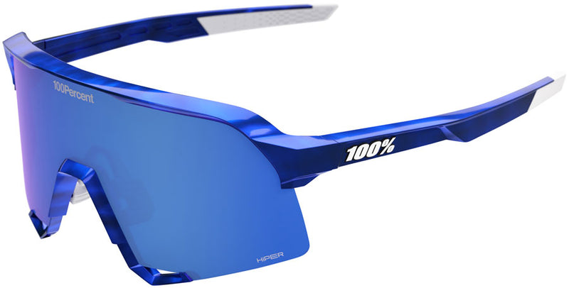 Load image into Gallery viewer, 100% S3 Sunglasses - LE RBH Gloss Blue Holographic/Hiper Royal Blue Mirror Lens
