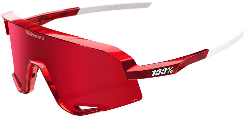 Load image into Gallery viewer, 100% Slendale Sunglasses - Pidcock Gloss Red Holographic/Hiper Fire Red Mirror Lens