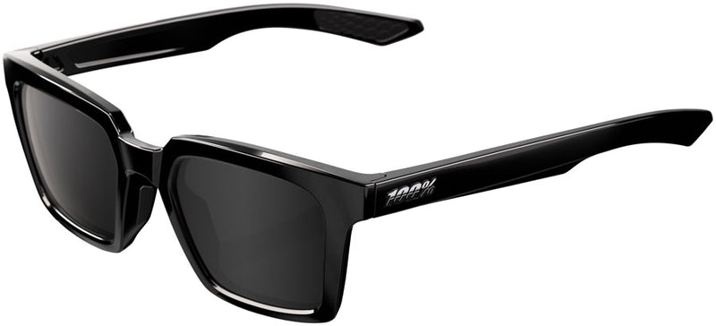 Load image into Gallery viewer, 100% Erba Sunglasses - Polished Black/Black Mirror Lens