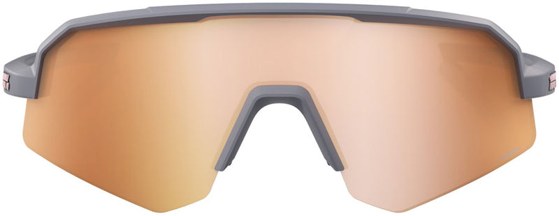 Load image into Gallery viewer, 100% Slendale SL Sunglasses - Soft Tact Grey/Hiper Copper Mirror Lens