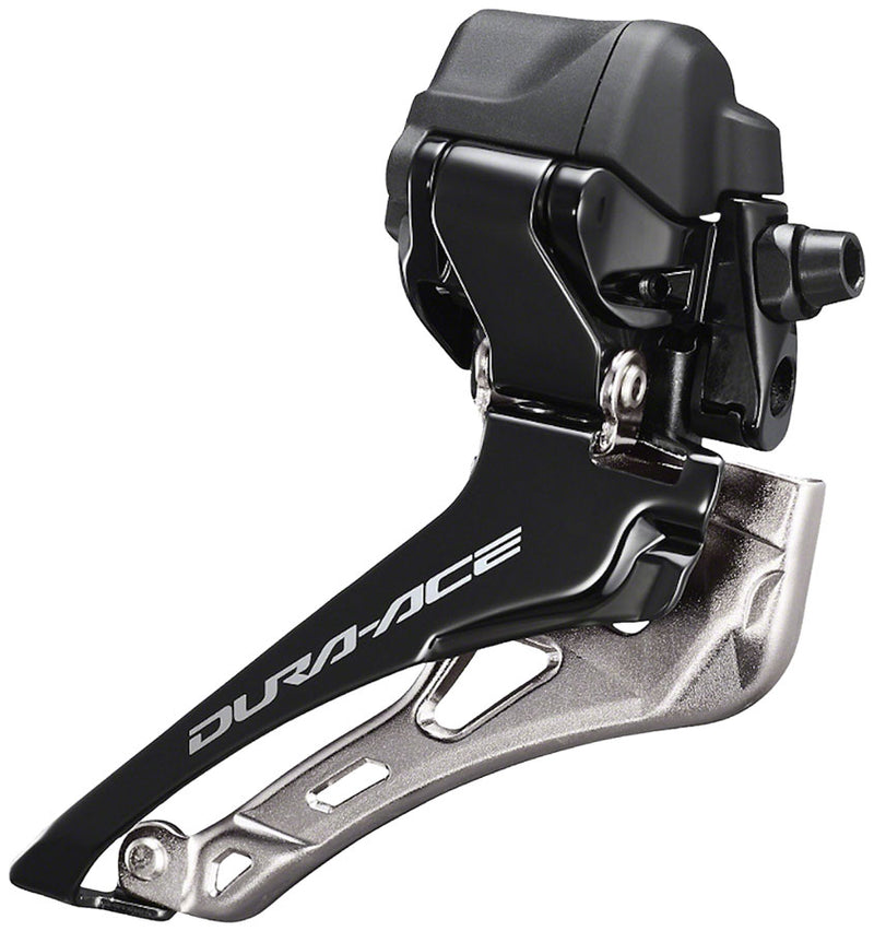 Load image into Gallery viewer, Shimano Dura-Ace FD-R9250 Di2 Front Derailleur - 2x12-Speed, Braze-on, Down Swing, For 50-55t Max, Black/Silver