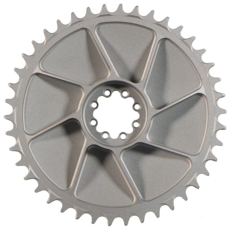 Load image into Gallery viewer, 5Dev Aluminum Aero Road Chainring, 8-Bolt Sram, 42T, Raw