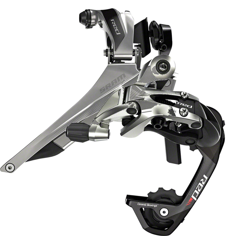 Load image into Gallery viewer, SRAM Red 11-Speed Electronic Road Cycling Kit with Yaw Front & WiFli Medium Cage Rear Derailleur