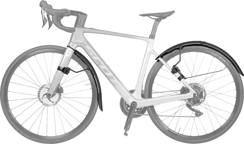 Load image into Gallery viewer, Topeak Tetrafender R1 / R2 Fender Set - Fits Up To 650/700 x 32 Road Tire, Black