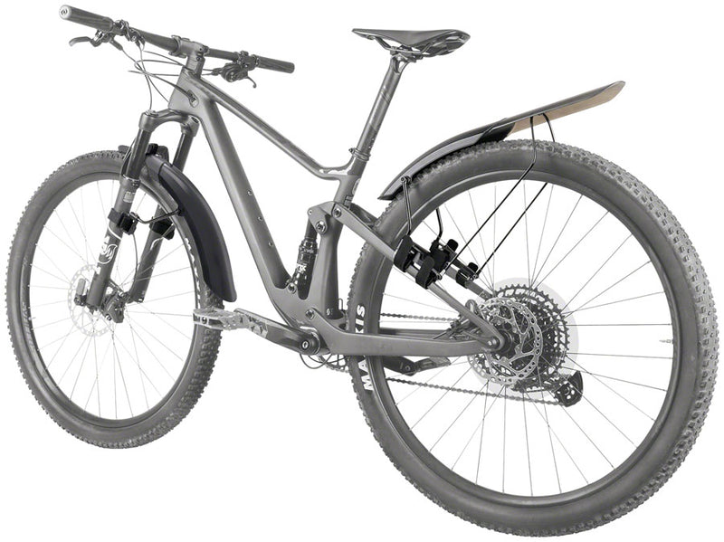 Load image into Gallery viewer, Topeak Tetrafender M1 and M2 Fender Set -Strap-on, Front and Rear, Black