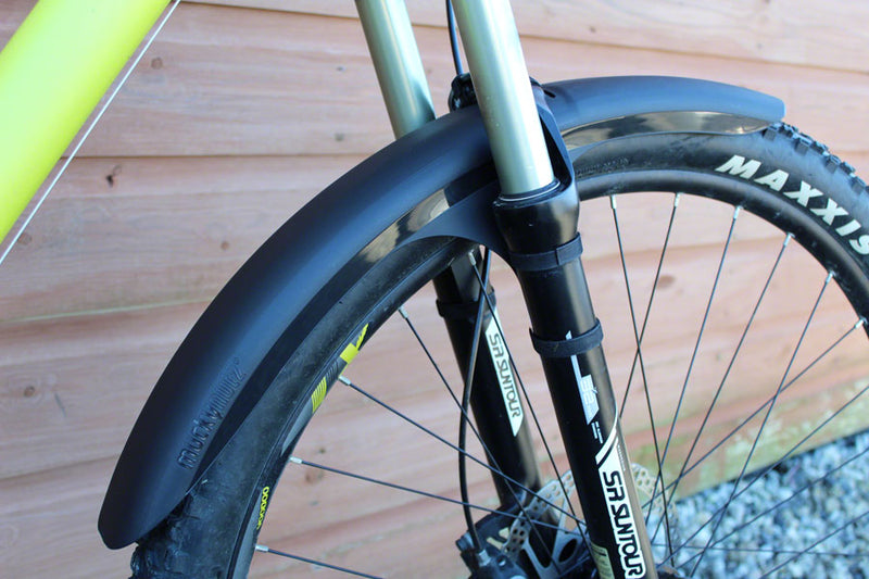 Load image into Gallery viewer, Mucky Nutz Mug Guard Fender: Long, Black