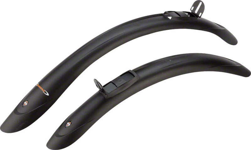 Load image into Gallery viewer, SKS Beavertail Universal 26" & 28" Fender Set Durable Snap-On Mudguards for MTB & Commuting