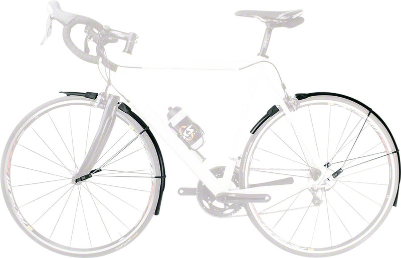 Load image into Gallery viewer, SKS Raceblade Long Fender Set, 700 x 18-25: Black Ultra Long Fender