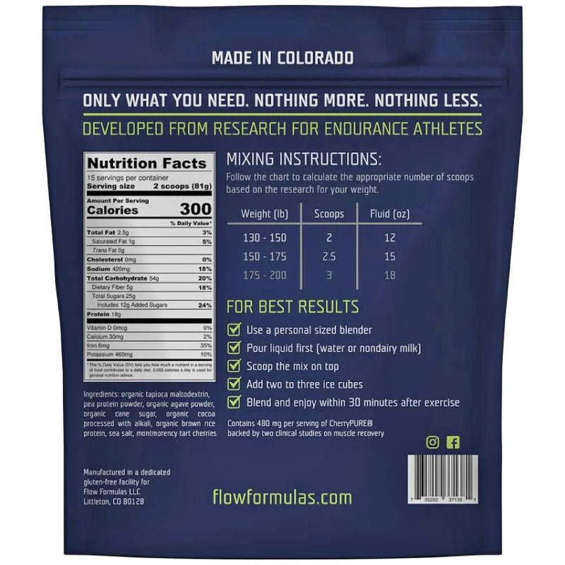 Load image into Gallery viewer, Flow Formula Recovery Drink Mix, Chocolate