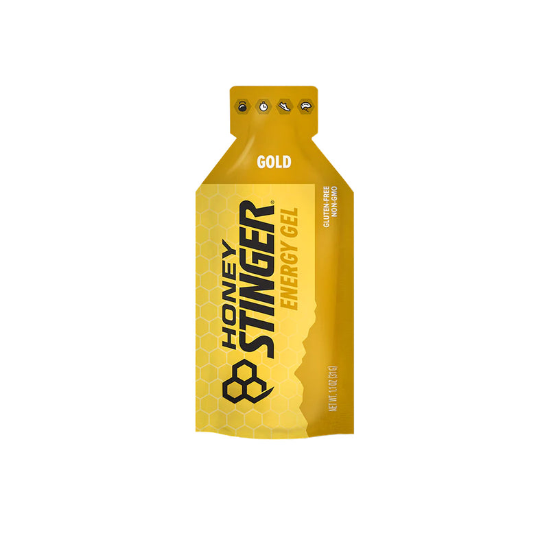 Load image into Gallery viewer, Honey Stinger Energy Gel Gold, Box of 24 With B Vitamins & Electrolytes