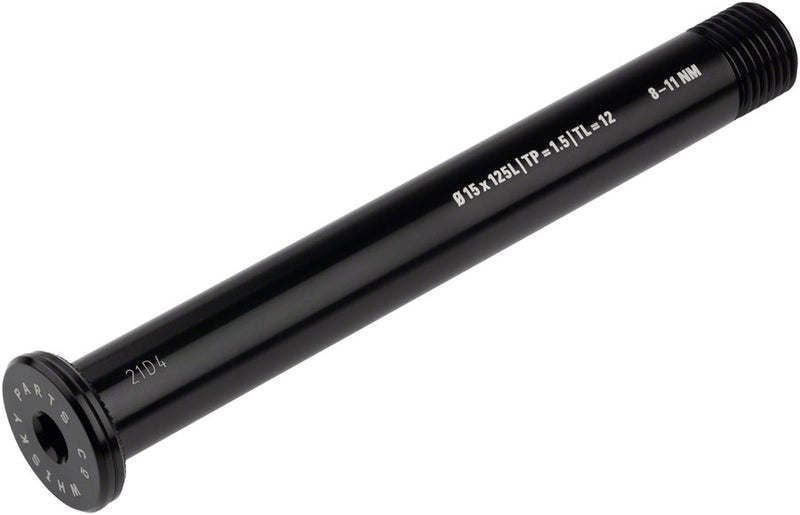Load image into Gallery viewer, WHISKY No.9 Thru Bolt - 15mm, 125mm, P1.5, TL12, Black
