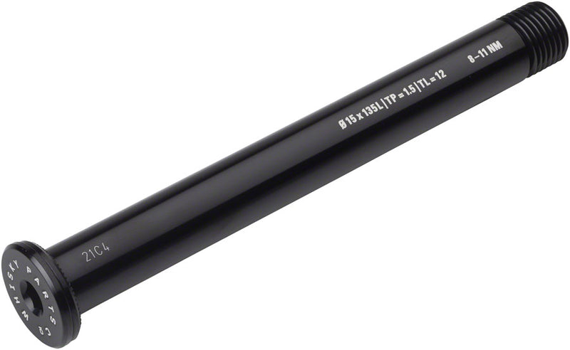 Load image into Gallery viewer, WHISKY No.9 Thru Bolt - 15mm, 135mm, P1.5, TL12, Black