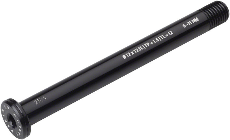 Load image into Gallery viewer, WHISKY No.9 Thru Bolt - 12mm, 123mm, P1.5, TL12, Black