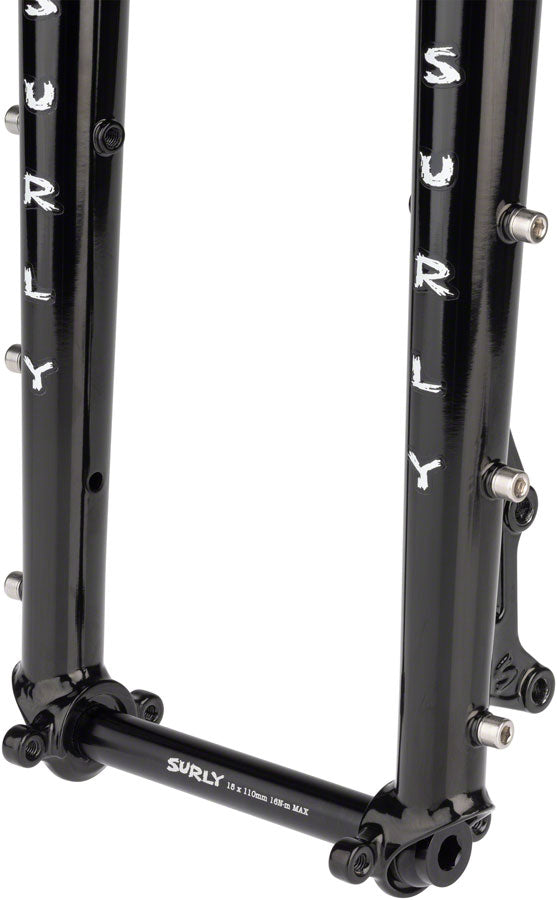 Load image into Gallery viewer, Surly Dinner Fork - 27.5&quot;, 110x15mm Thru-Axle, 1-1/8&quot; Straight Steerer, Steel, Black
