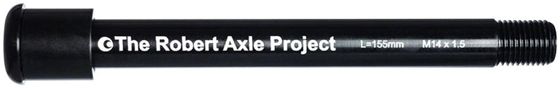 Load image into Gallery viewer, Robert Axle Project 15mm Lightning Bolt Thru Axle - Front - Length: 155mm Thread: M14 x 1.5mm (15x110 Fox - Boost), w/

