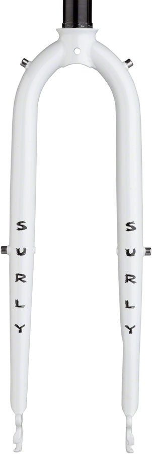 Surly Preamble 650b Fork, 9x100mm, QR, 1-1/8" Straight Steerer, Steel, Thorfrost White