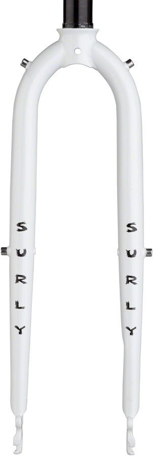 Load image into Gallery viewer, Surly Preamble 700c Fork, 9x100mm, QR, 1-1/8" Straight Steerer, Steel, Thorfrost White