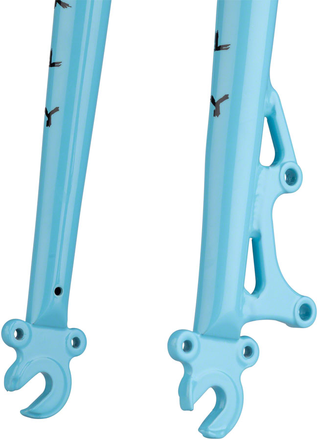 Load image into Gallery viewer, Surly Preamble 650b Fork, 9x100mm, QR, 1-1/8&quot; Straight Steerer, Steel, Skyrim Blue
