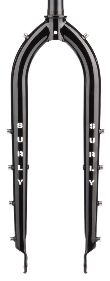 Load image into Gallery viewer, Surly Cocktail Fork - 27.5" / 29", QRx100mm, 1-1/8" Straight Steerer, 445mm Axle To Crown, Steel, Black