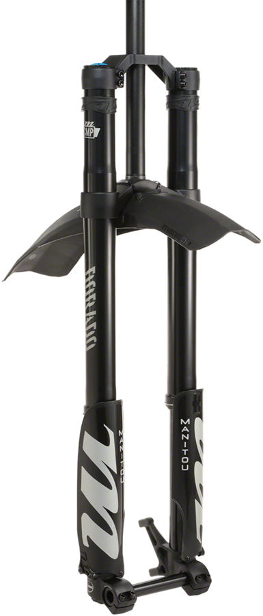Load image into Gallery viewer, Manitou Dorado Comp Suspension Fork - 27.5", 203 mm, 20 x 110 mm, 47 mm Offset, Straight Steerer, Black, Gen 2