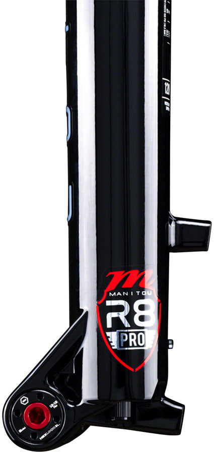 Load image into Gallery viewer, Manitou R8 Pro Suspension Fork - 29", 120 mm, 15 x 110 mm, 44mm Offset, Remote Lockout, Black/Silver