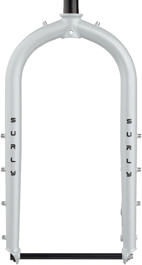 Load image into Gallery viewer, Surly Moonlander Fork - 24", Steel, 12 x 197mm, 1-1/8" Straight Steerer, Lunar Dust Gray