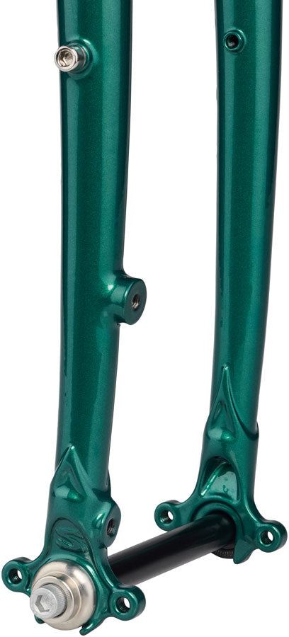 Load image into Gallery viewer, Surly Straggler Thru-Axle Fork - 650b, 390mm, 1-1/8" Straight Steerer, Steel, Subtropic Algae
